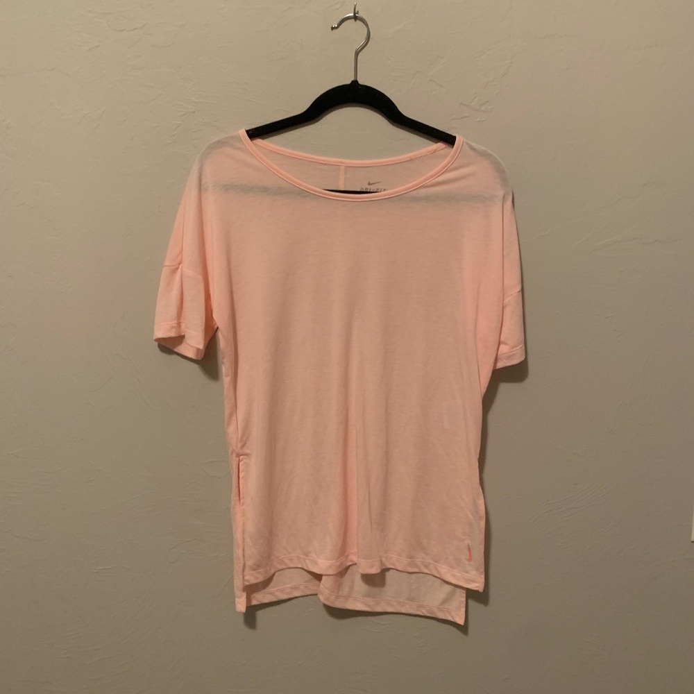 Nike pink dri-fit tee
